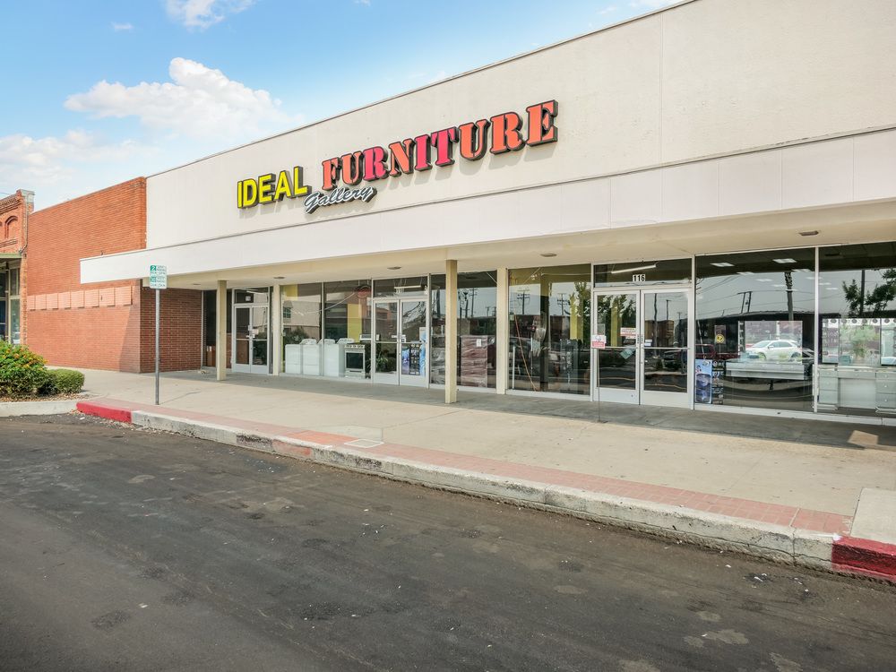 NNN Leased Retail Building - Ideal Furniture Gallery: 116 W 6th St, Hanford, CA 93230